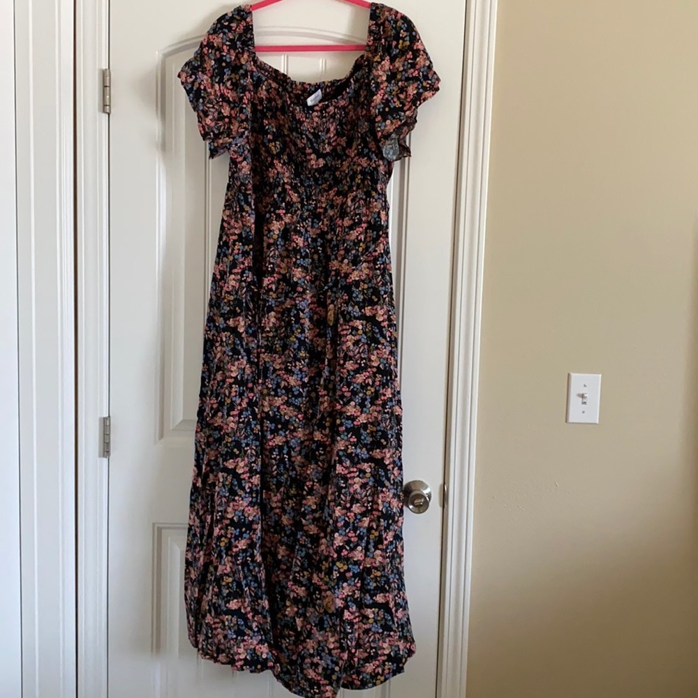 Motherhood Maternity Floral Maxi Dress 2X